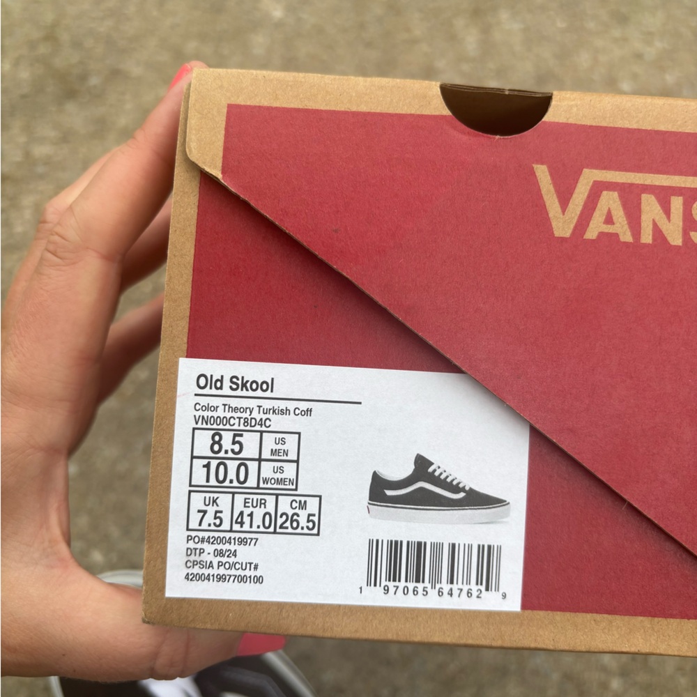 Vans Old Skool Brown and White Canvas Sneakers - Picture 7 of 11